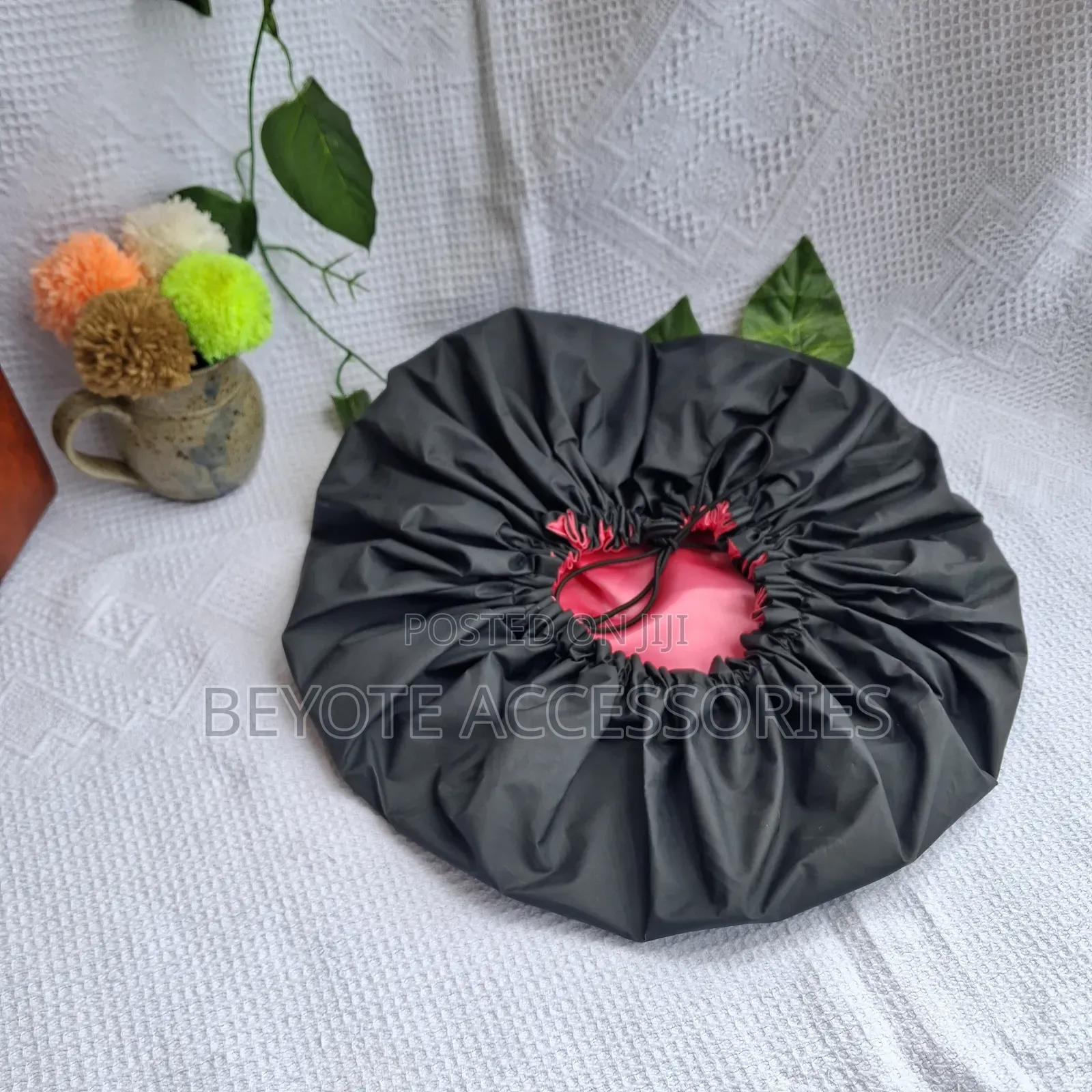 Protective Satin Lined Shower Cap