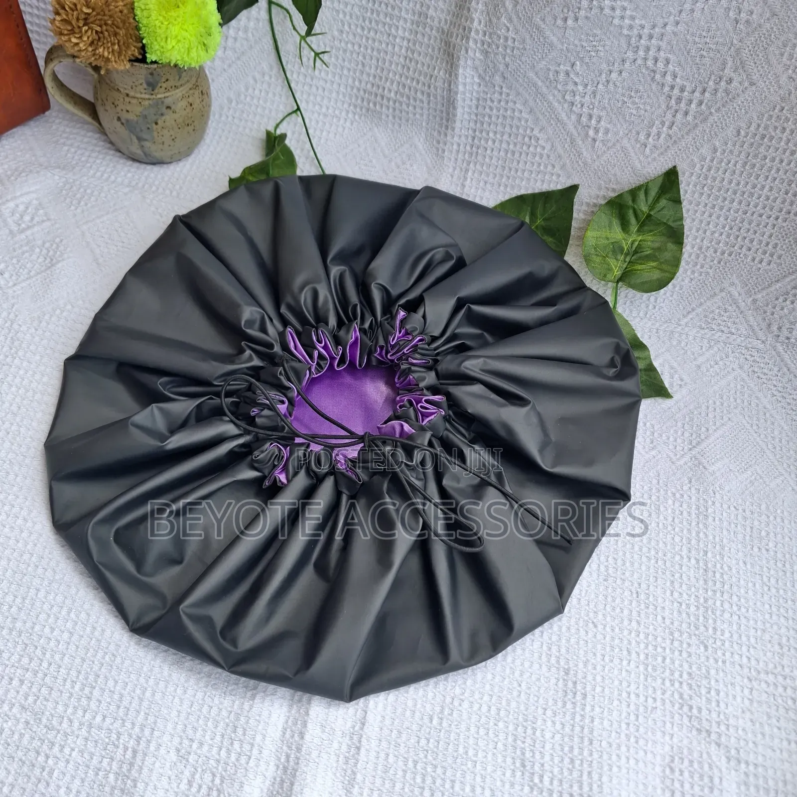 Protective Satin Lined Shower Cap