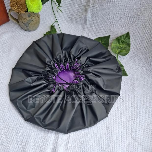 Protective Satin Lined Shower Cap - thumbnail 5