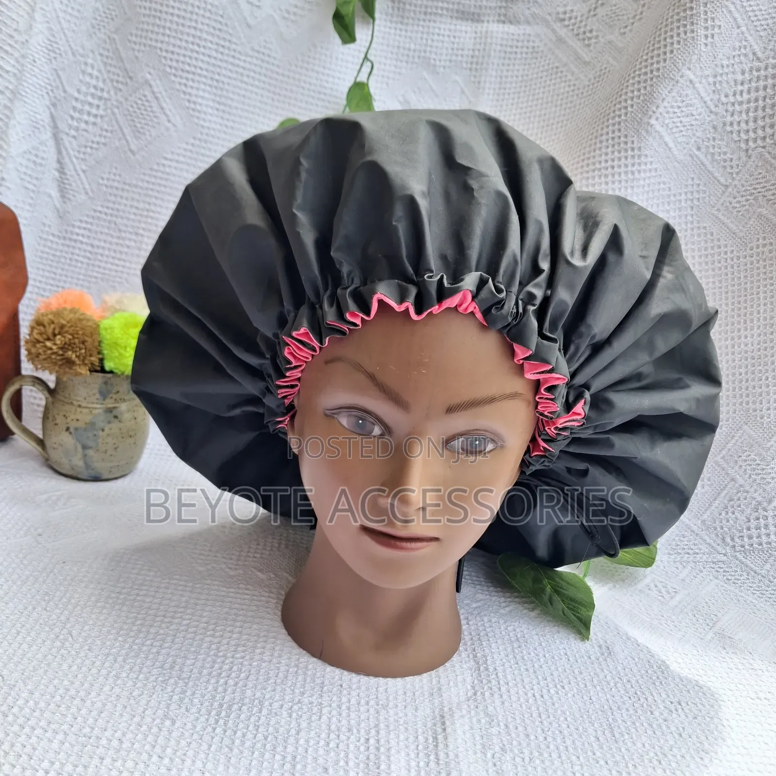 Protective Satin Lined Shower Cap
