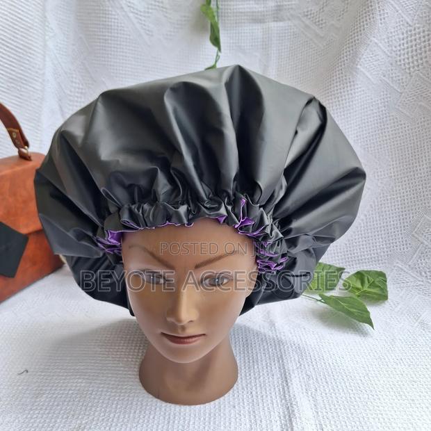 Protective Satin Lined Shower Cap - thumbnail 6