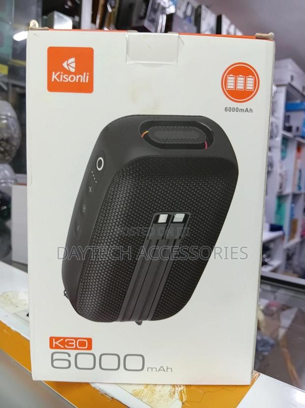 Kisonli Speaker Bluetooth RGB Speaker - Black
