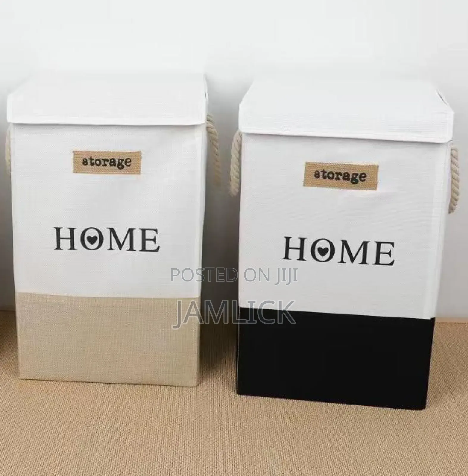 Foldable Home Storage / Laundry Hamper With Lid - Sp