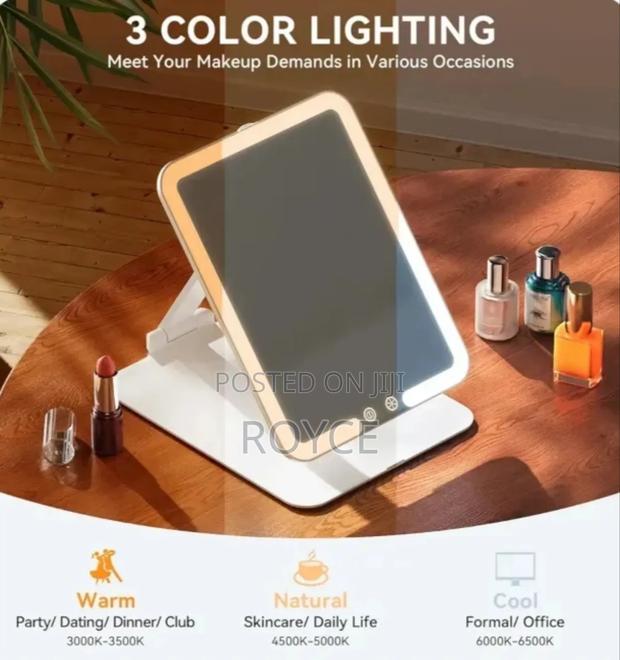 Rechargeable Travel Led Vanity Mirror - thumbnail 2