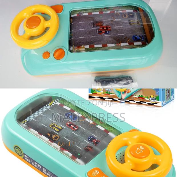 Kids Steering Wheel Toy Driving Simulator Sound Lights Dual Speed