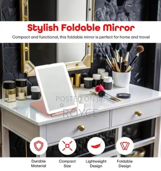 Rechargeable Travel Led Vanity Mirror - thumbnail 6