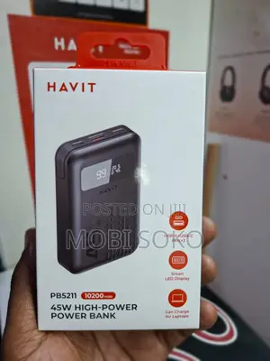 Havit Power Bank Pb5211 10200mah 45w
