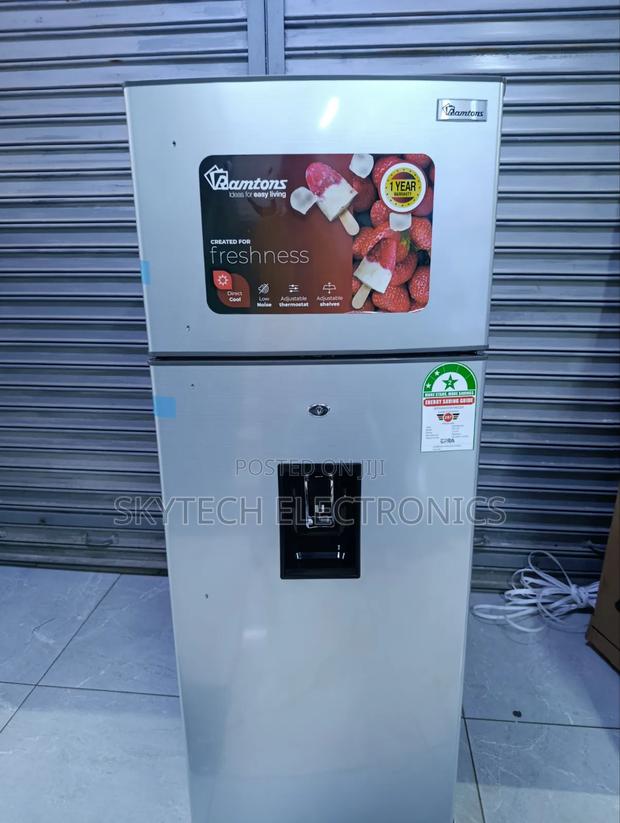 Ramtons Rf/130- 213l 2 Door Direct Cool Fridge+ Dispenser