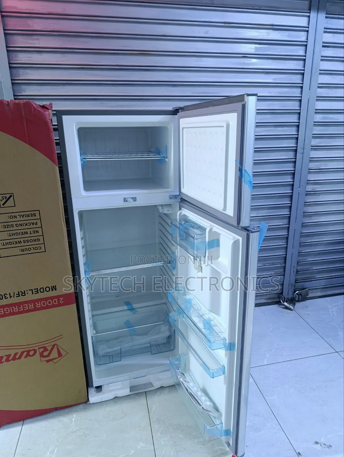 Ramtons Rf/130- 213l 2 Door Direct Cool Fridge+ Dispenser