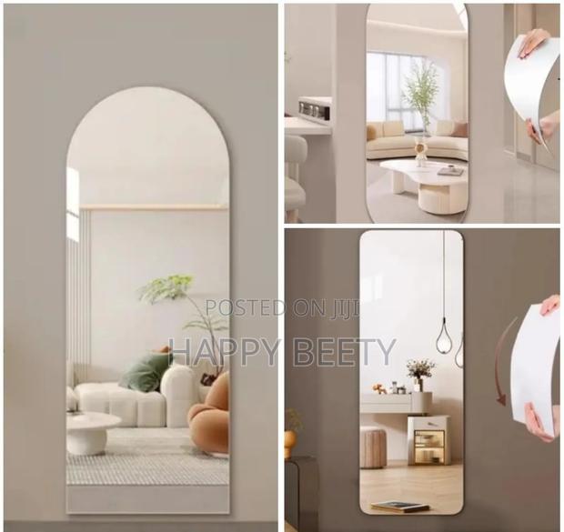*Peel and Stick Unbreakable Mirror*