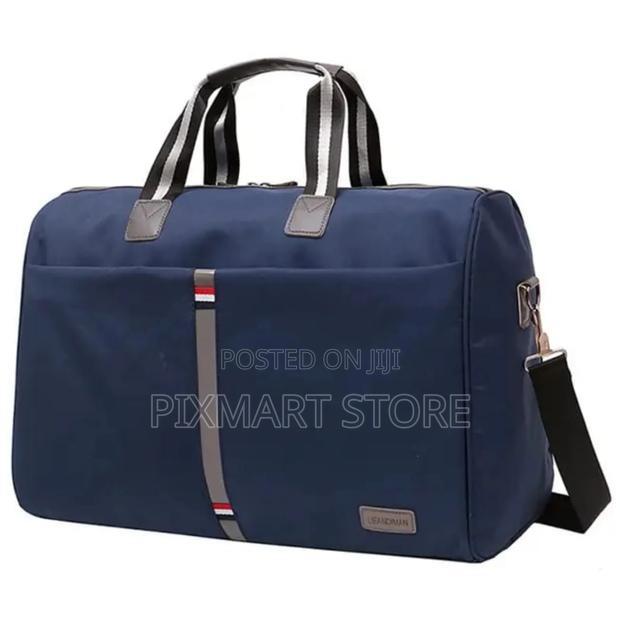 Large Leather Travel Duffle Bag – Spacious Durable