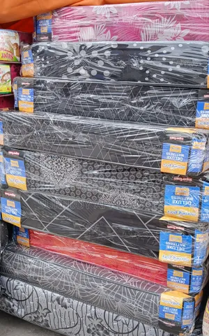 Medium Density 41⁄2 by 6 by 6 Plain Foam Mattress