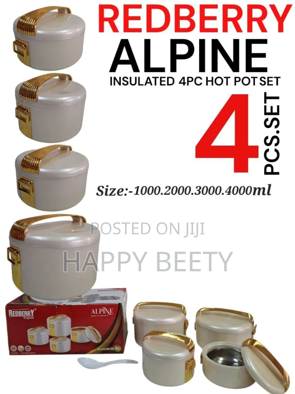 *4pcs Alpine Insulted Hotpot