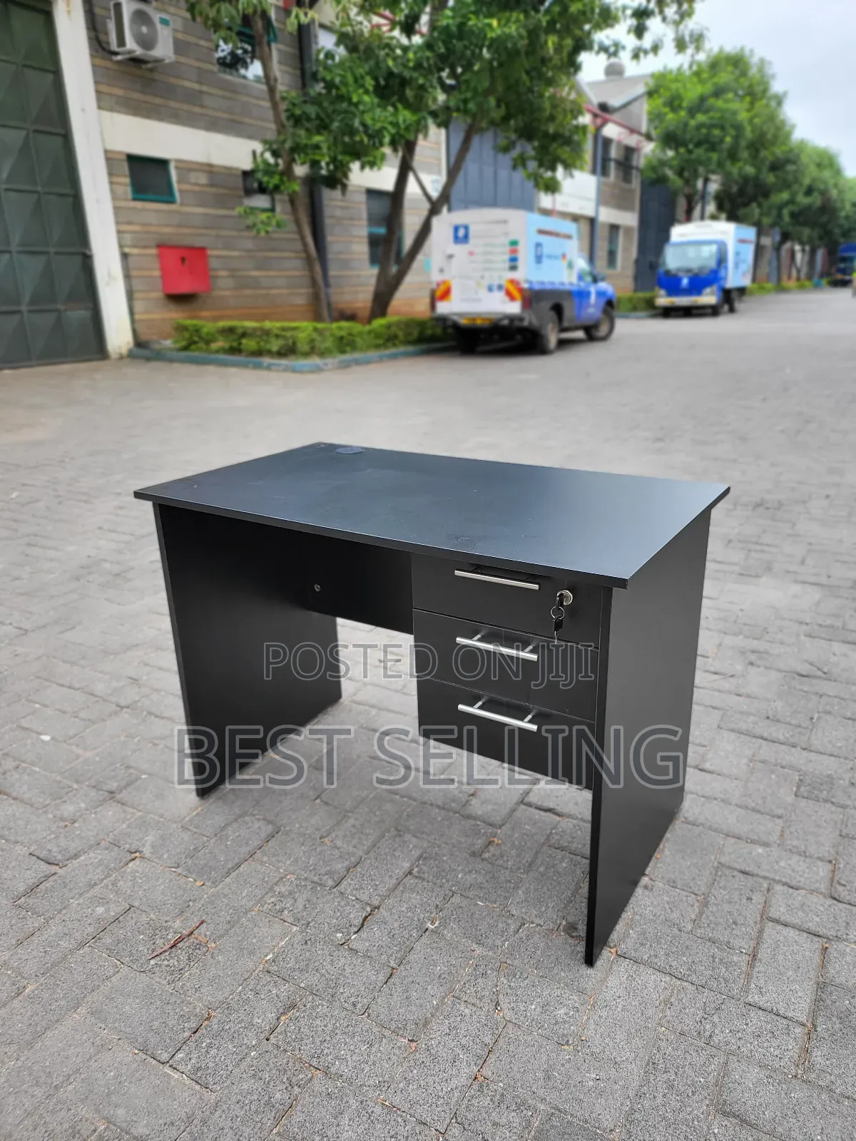 Black Office Desk