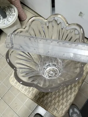 Big Clear Glass Vase