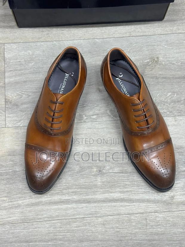 Authentic Brown Billionaire Official Low Cut Shoes
