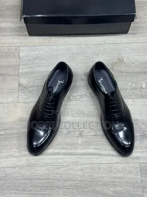 Black Billionaire Official Leather Low Cut Shoes