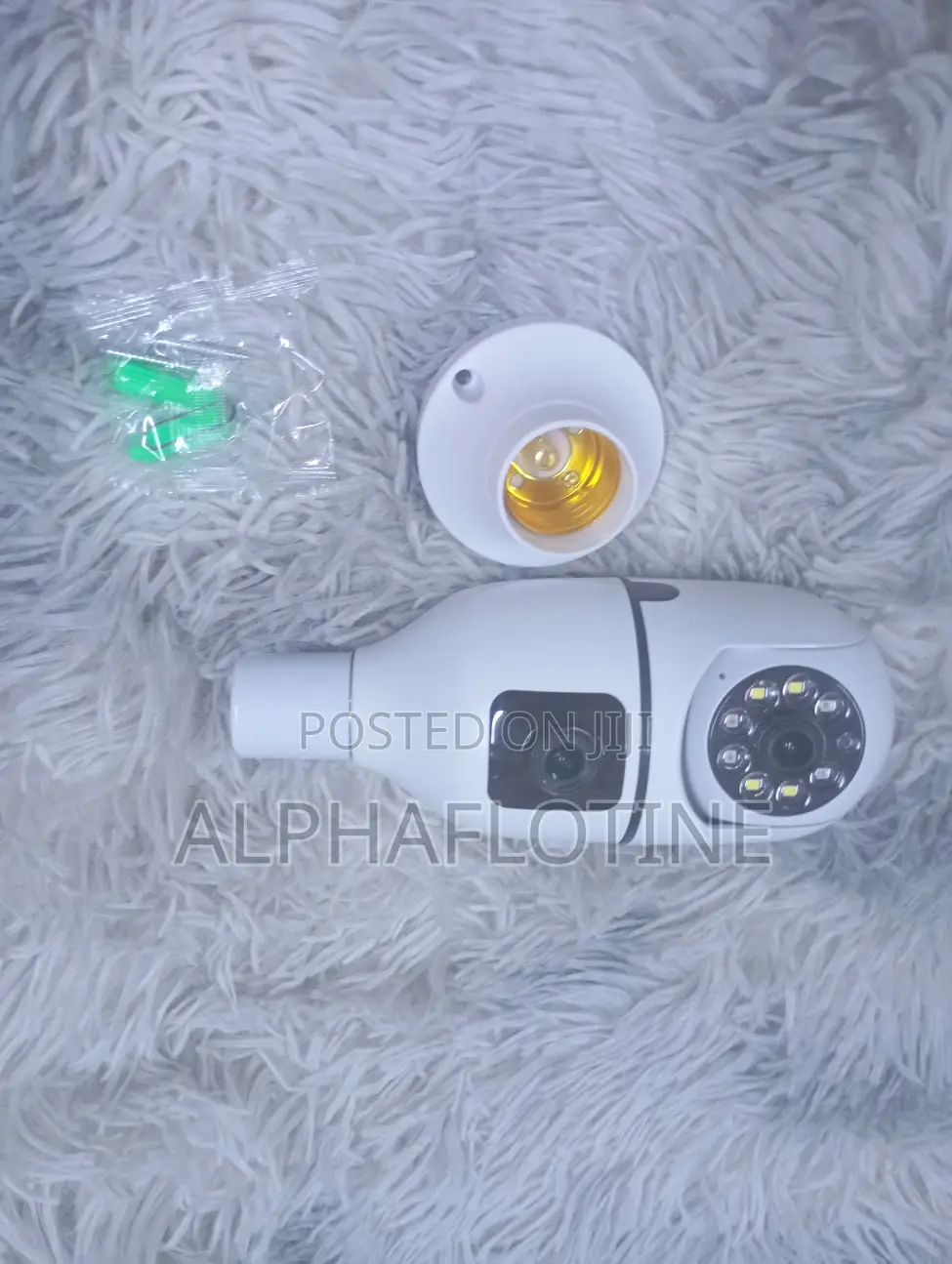 V380 Dual Lens PTZ Bulb Wifi Camera 360° Smart Security CCTV