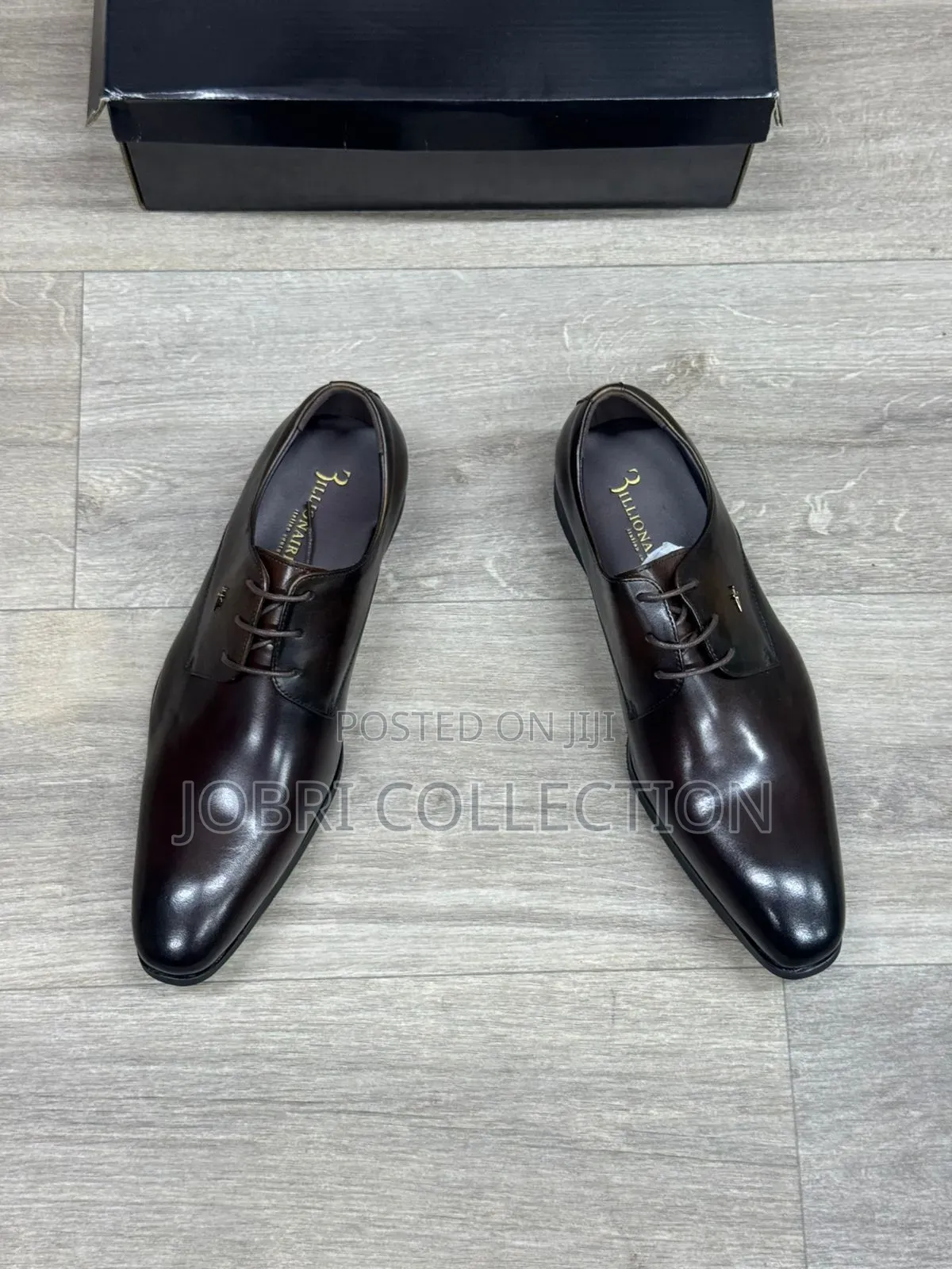 Dark Tan Billionaire Leather Official Low Cuts