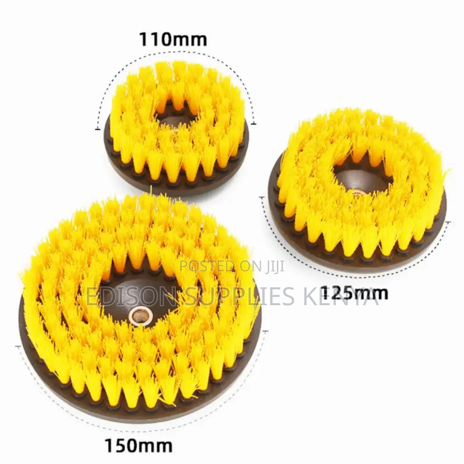Spin Brush Scrubber High Power Rechargeable 3 in 1 3pc Brush Set