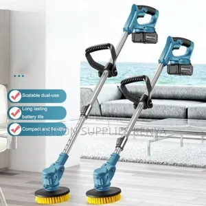 Spin Brush Scrubber High Power Rechargeable 3 in 1 3pc Brush Set