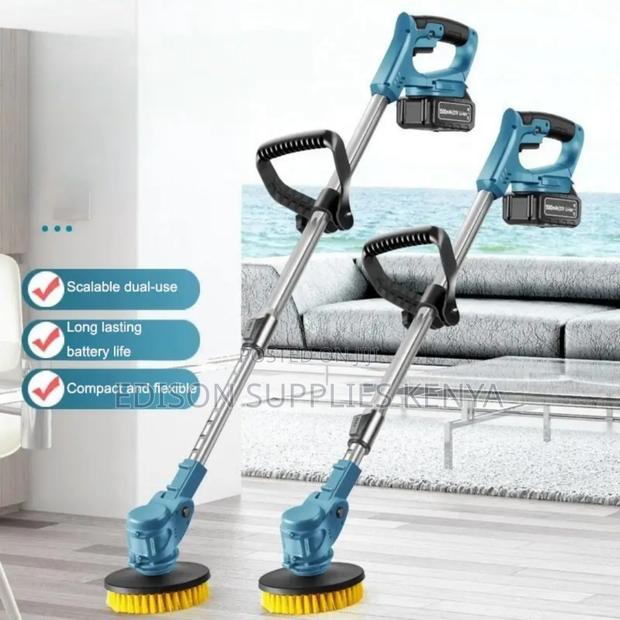 Spin Brush Scrubber High Power Rechargeable 3 in 1 3pc Brush Set - thumbnail 4
