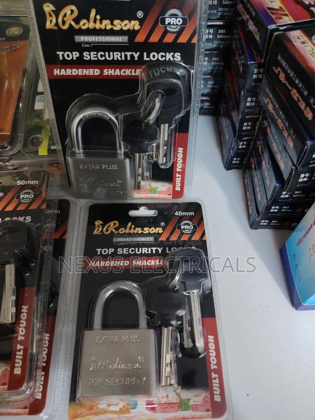 Rolinson 40mm Silver Padlock