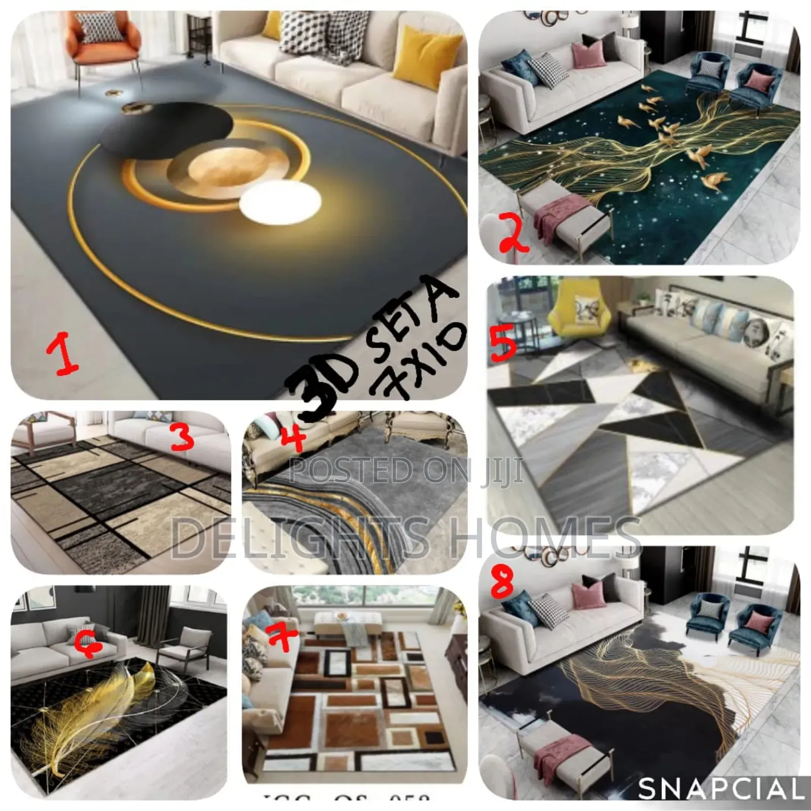 7by10 3d Carpets