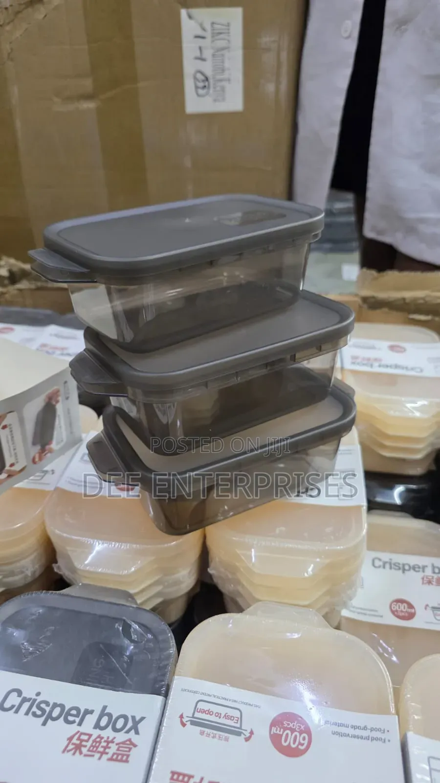 3-Piece Airtight Crisper Set (600ml)