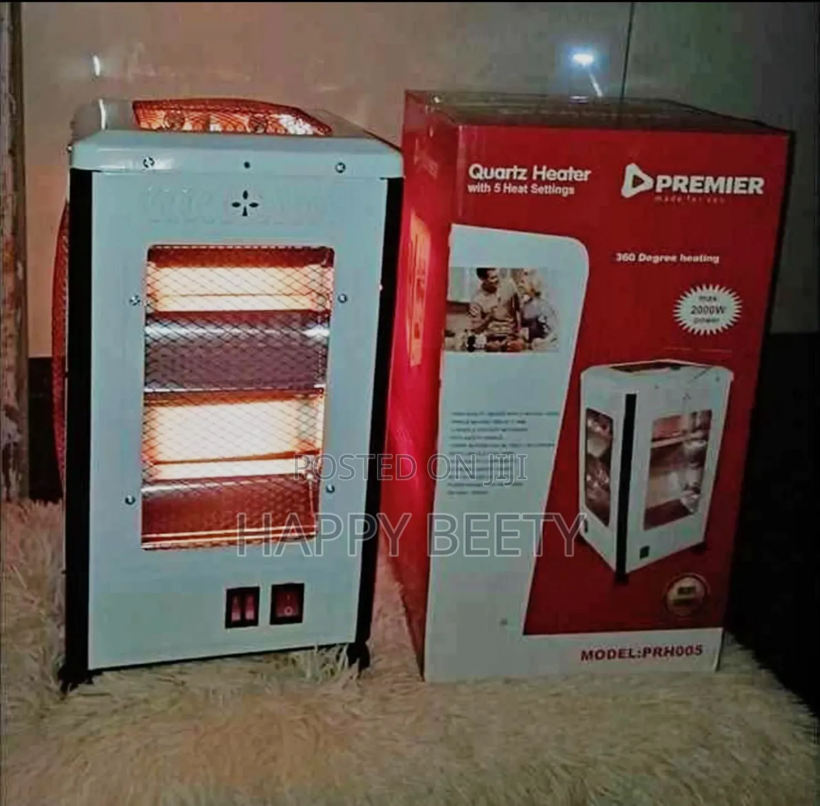 *Premier Quartz Heaters With 5 Heat Setting