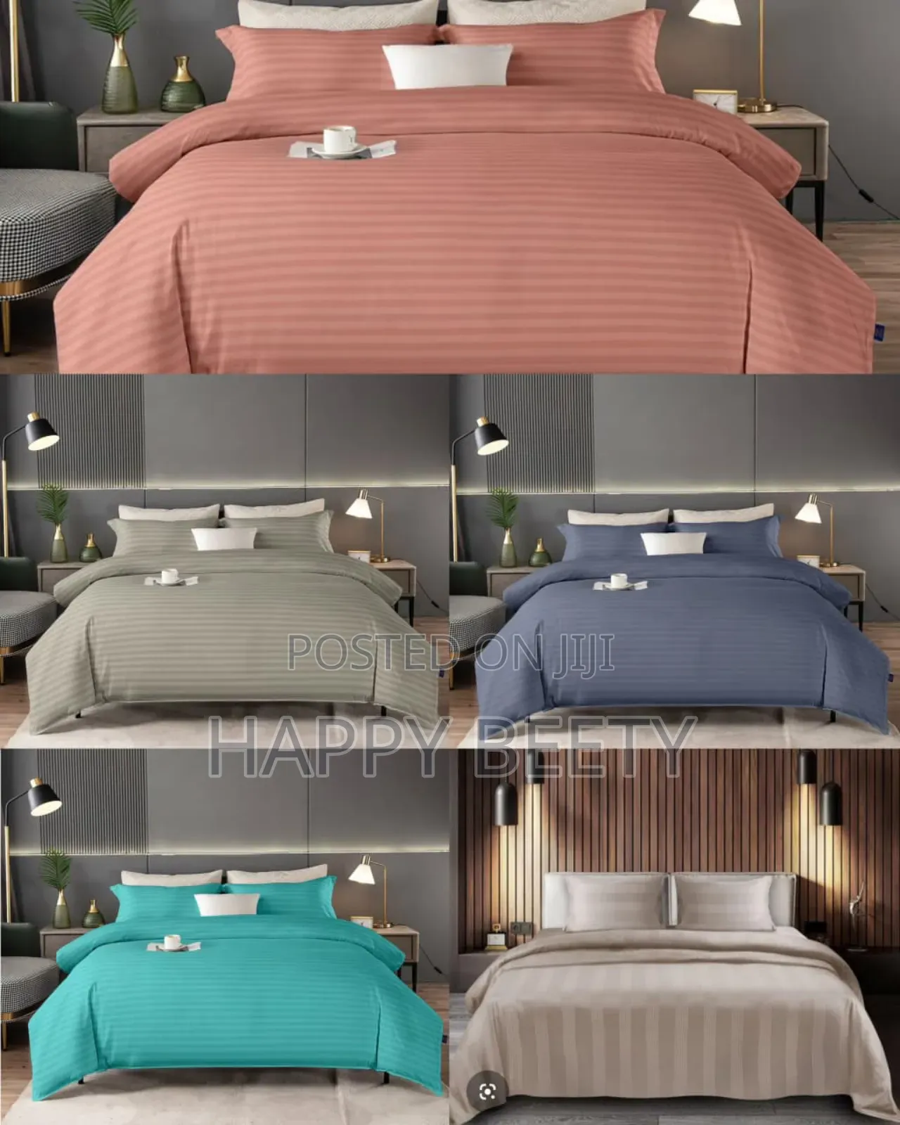 *6pc Flat Bedsheets Size 6*7
