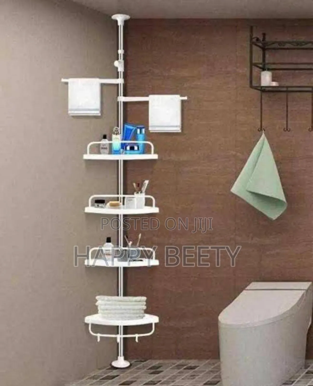 *Telescopic Bathroom Corner Shelf
