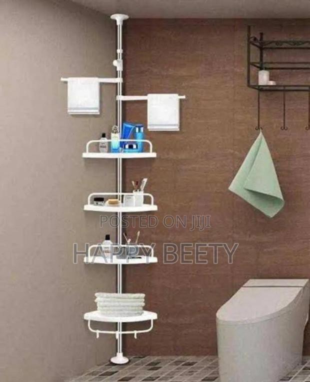 *Telescopic Bathroom Corner Shelf - main view