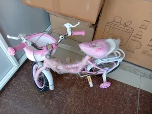 Size 12" Pink Bike For Girls