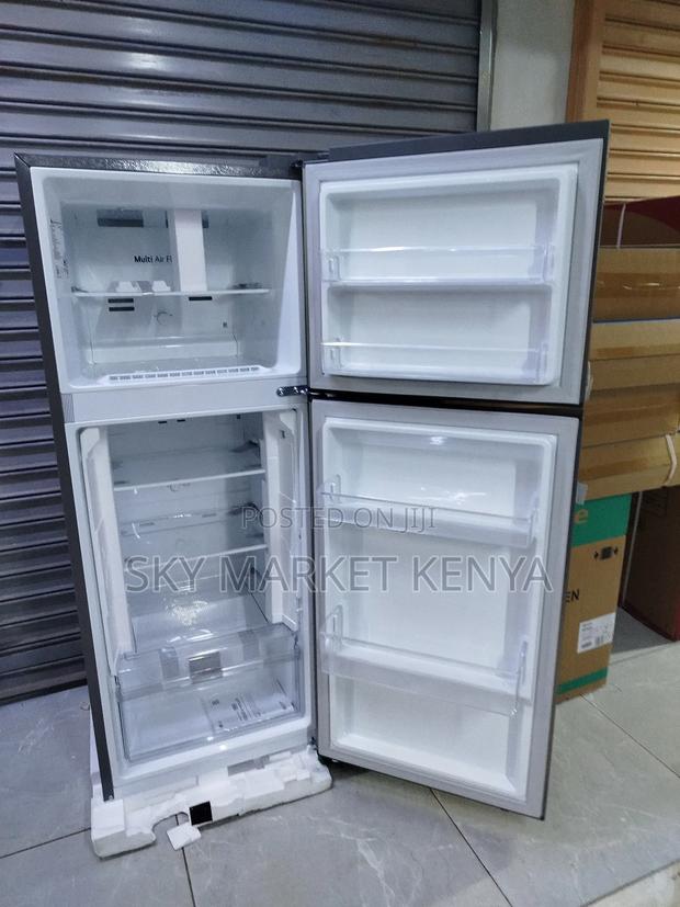 Lg 217l 2-Door Refrigerator, Smart Inverter Compressor System, Silver - thumbnail 2