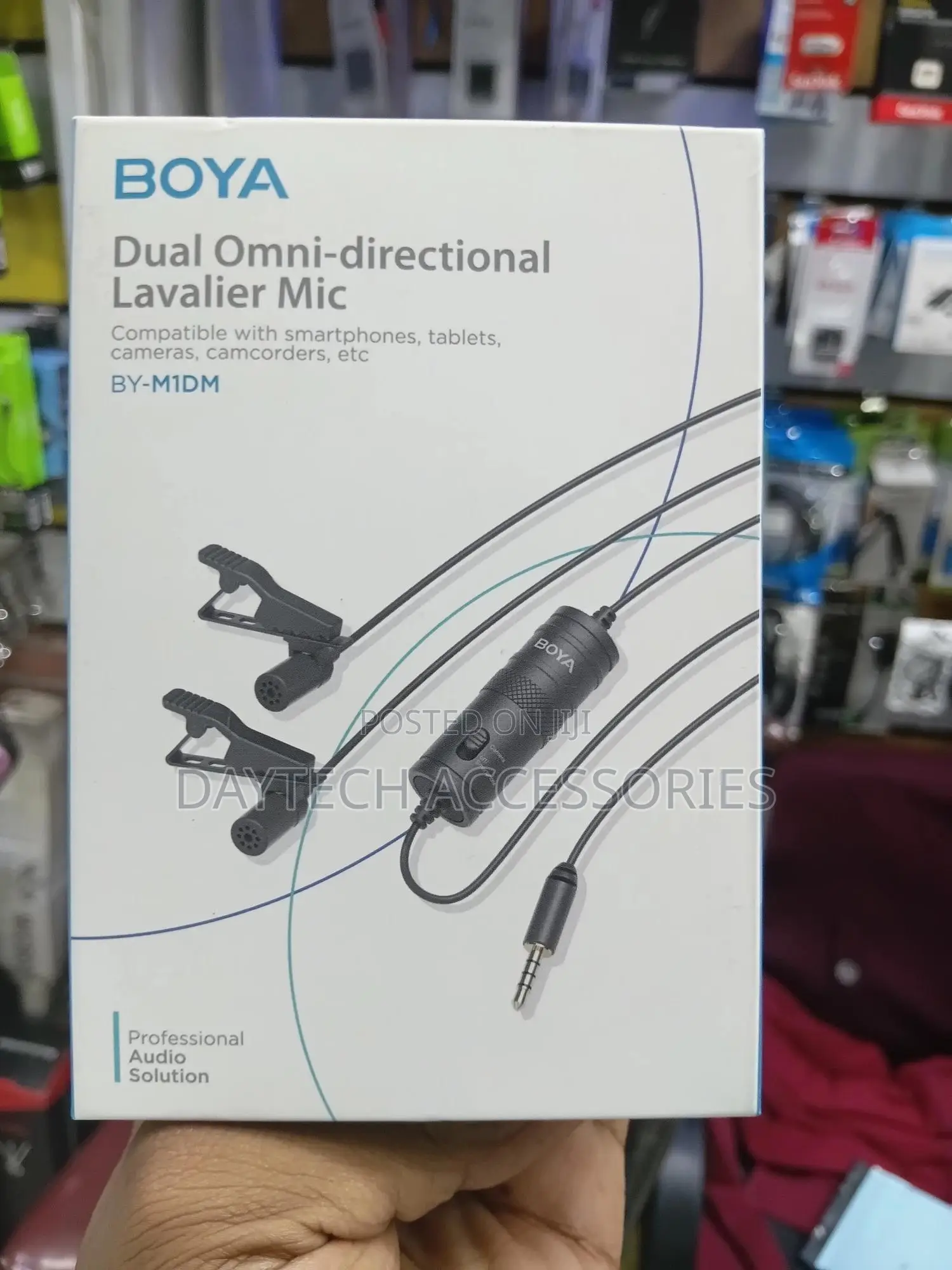 Boya by-M1dm Dual Mic Set for Smartphones,Cameras,Pc Audio Recorders