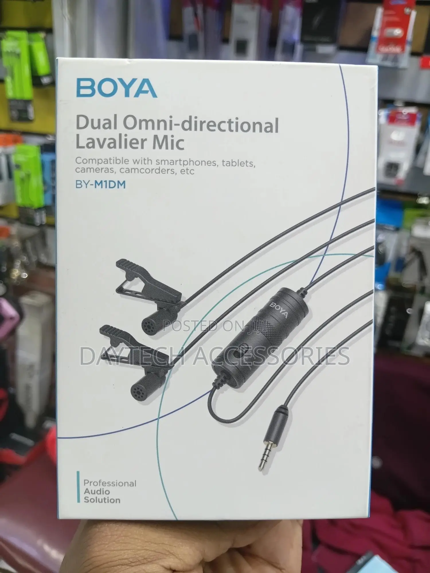 Boya by-M1dm Dual Mic Set for Smartphones,Cameras,Pc Audio Recorders