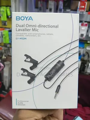Boya by-M1dm Dual Mic Set for Smartphones,Cameras,Pc Audio Recorders