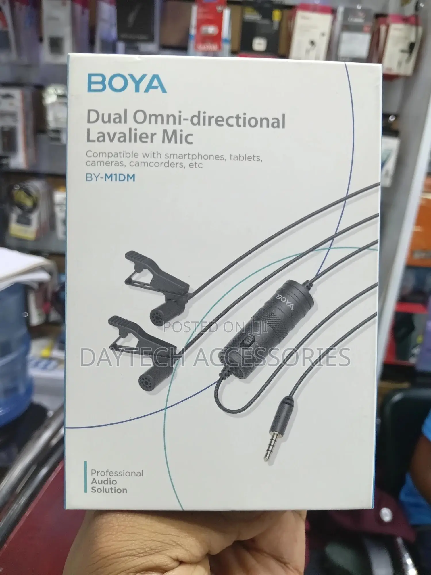 Boya by-M1dm Dual Mic Set for Smartphones,Cameras,Pc Audio Recorders