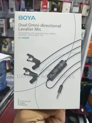Boya by-M1dm Dual Mic Set for Smartphones,Cameras,Pc Audio Recorders