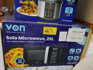 Von Vams-20dgx Microwave Oven Solo 20l