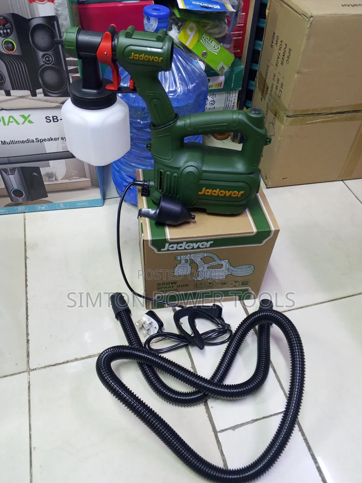Electric Jadever 550w Spray Gun Machine