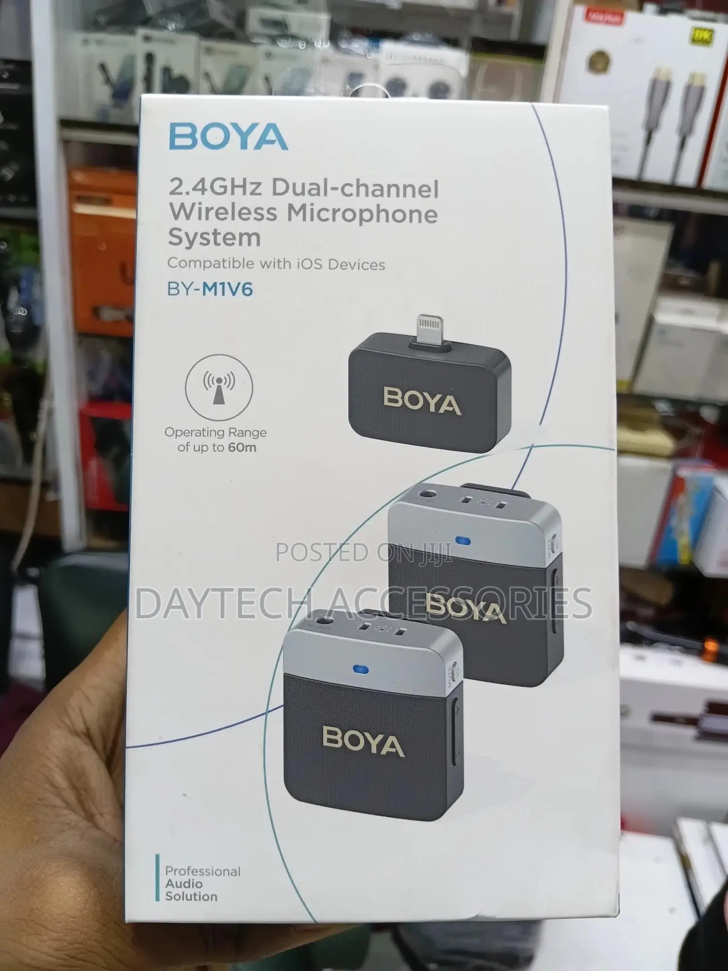 Boya by-M1v6 Dual Wireless Microphone System With Lightning Connector