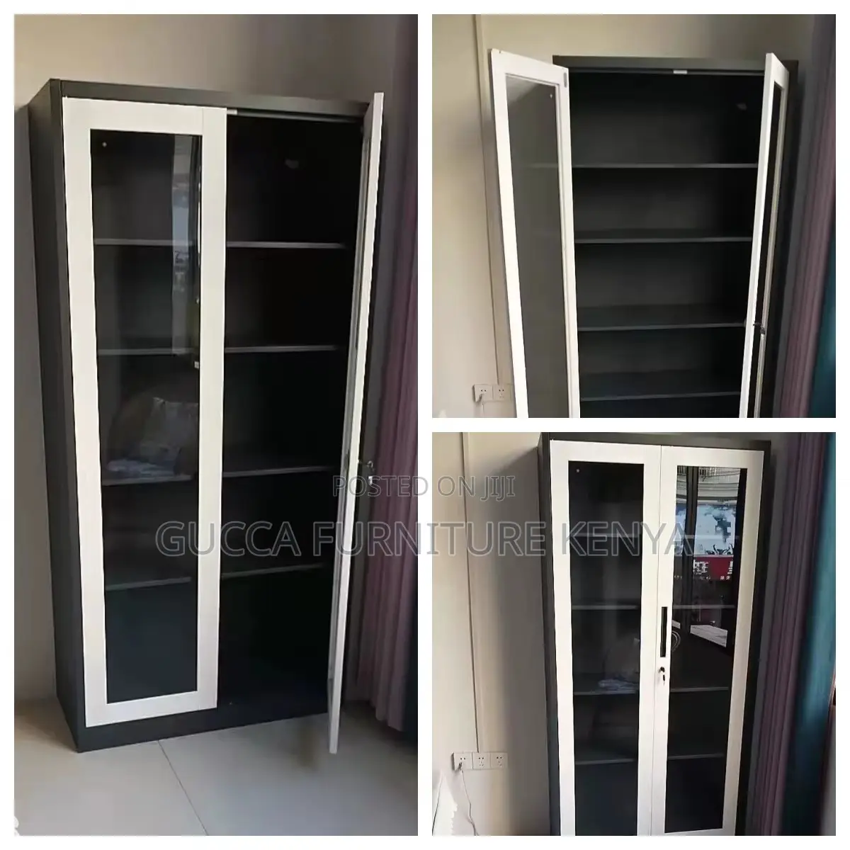 Clear Glass Door Display Filling Cabinet