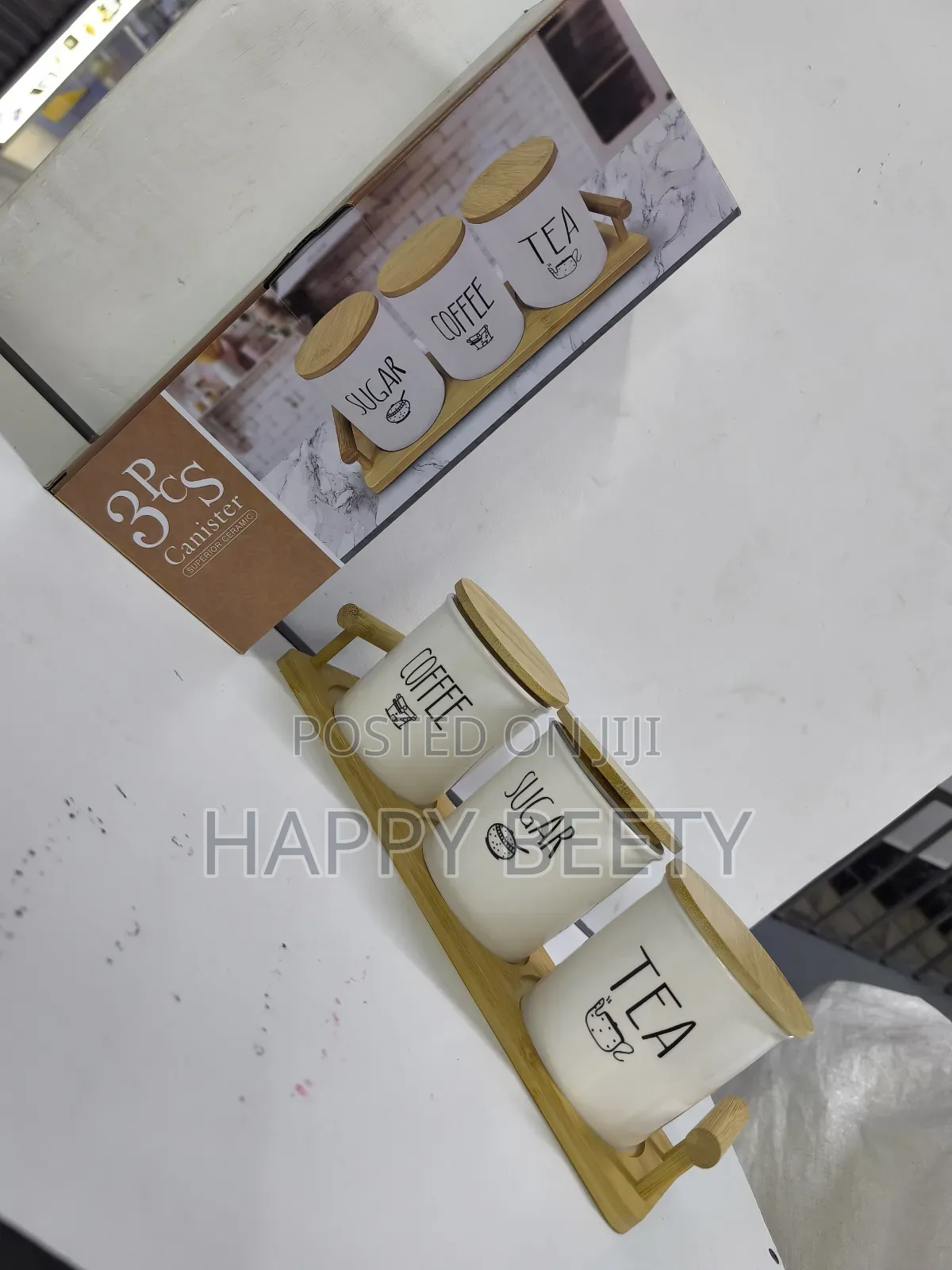 *3 Pc(Tea, Coffee, Sugar) Canister*