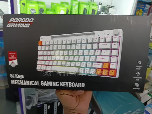 Porodo Gaming 84 Keys Mechanical Gaming Keyboard - main view