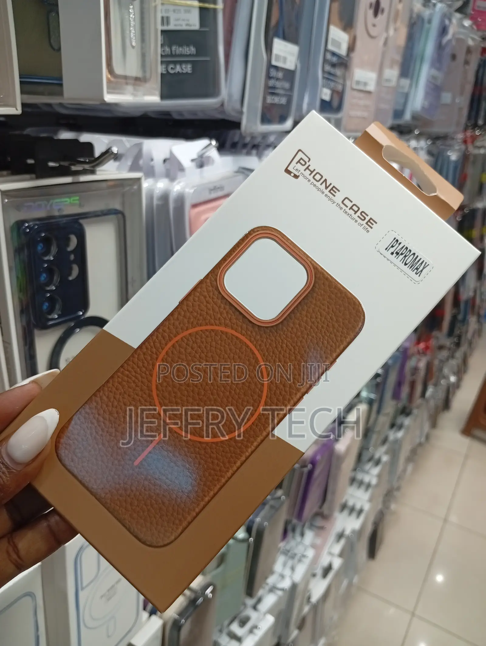 Doyers Branded Faux-Leather Magnetic Case for Apple iPhone 14 Pro Max