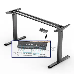 Office Desk; 120cm Soft Launch Adjustable Home Office Table