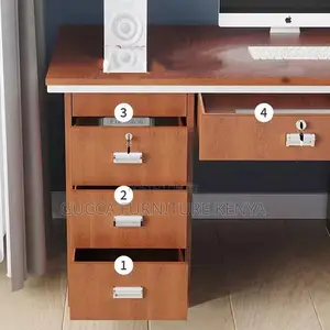 1.2m Executive Office Desk With Locking Drawers
