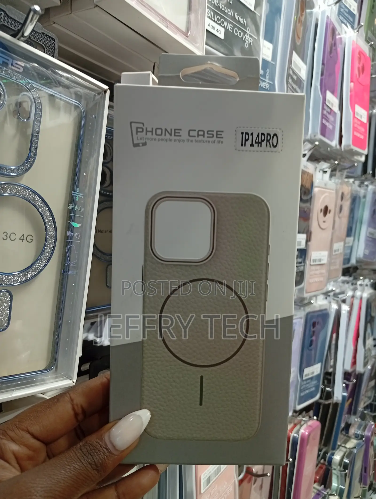 Case T-Touch Finish Silicone Cover Designed for the iPhone 14 Pro.